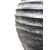 Lampa ceramiczna prążkowana Rustykalna z abażurem 92cm
